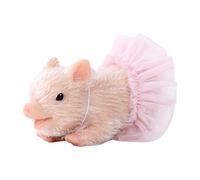 Juego de Juguetes de lechón de Silicona Realista - Accesorios para Juegos de Animales para niños pequeños | Jugadores y Pigchon Accesorio de Aprendizaje Mini Piggy Sculpture Home De