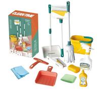 Juego de Juguetes de Limpieza para niños 12 Piezas/Juego de Limpieza para niños de 3 años o más de simulación Kit de Suministros de cumpleaños de Navidad para y niñas