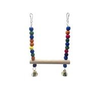 Juego de juguetes de mesa para entrenamiento de pájaros, baloncesto, apilables, juego de rompecabezas para pájaros, RmG346 (B, 18 x 12 cm)