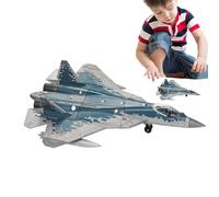 Juego de juguetes de montaje de aviones - de aviones de combate, de lanzamiento mecánico, vehículo constructivo | Equipo de ingeniería juvenil, unidades de pensamiento