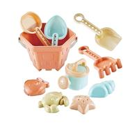 Juego de juguetes de para playa, juego de y bucket, Shovel Rake Tools Pack, Sands Castle Building Kit Water Play Toys, Kids Summer Beach Park Playground Poolside Vacation Camping Outdoor