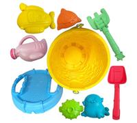 Juego De Juguetes De Playa, con Estilo De Dibujos Animados Interactivos, 21x23x22 Cm, Cubo De Castillo De, Kit De Molde De Rastrillo Y Pala De Riego, Juguetes De Al Aire Libre Seguros Y Co