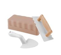 Juego de juguetes de playa, ligero, juego de juegos de verano, 6,59 x 2,95 x 1,97 en Multi Functional Educational Shovel and Brick Mold, Durable Creative Play Kit for Vacation, Poolside Fun, Water