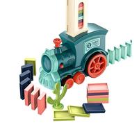 Juego de Juguetes de Tren dominó | Juego de Bloques de dominó automático para niños | Juguete de Aprendizaje Innovador de 60 Piezas, día de San Valentín de cumpleaños para n