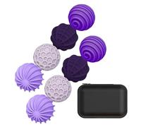Juego de juguetes magnéticos con fidget - Silicona 8 piezas 120G | Decoración de escritorio calmante para aliviar el estrés sensorial | Enfoque para oficina, aula, escuela