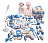 Juego de Juguetes médicos para niños - Juego de Roles médicos, Kit de Cirujano de Juguete | Maleta Diseño Doctor'S Box, Iluminación y Sonido para Cumpleaños