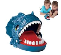 Juego de juguetes para dientes de dinosaurio, juguete para morder con la mano | Juego de dentista Juguetes Diversión para morder dinosaurios complicados | Juguete de interacción de dinosaurio, la acci