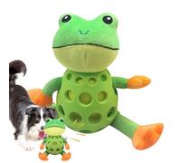 Juego de juguetes para perros genéricos, Frog Squeaky Dog Chew Toys, interactivo Fun Game for Pet Boredom Play Indoor Outdoor Park Crate Training
