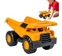 Juego de juguetes para vehículos de construcción de inercia Excavadora para niños Inercia Construido para durar con material grueso No se requieren baterías, diversión sin fin Juguetes para autos con