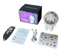 Juego de juguetes sensoriales con proyector de astronauta y control remoto, alivio del estrés para adultos, adolescentes y niños, juguetes silenciosos para TDAH, autismo, herramientas de enfoque, luz