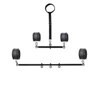 Juego De Juguetes Sexuales De Barra Separadora,Juego De Bondage,Kit De Ataduras Bdsm Con Esposas,Esposas De Tobillo Y Collarín,Juguete Sexual Para Adultos Para Juegos Sexuales En Pareja,Ajustable Y