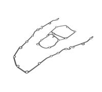 Juego de juntas, cárter de distribución ELRING 670.590