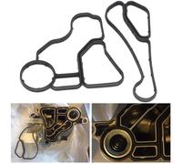 Juego de juntas de carcasa de filtro de aceite de motor y sello de enfriador compatible con modelos BMW Serie 1 128i 135i y 3 Series 328i 335i
