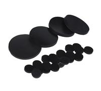 Juego de juntas de caucho de nitrilo de 10 piezas: sellos redondos sólidos negros, varios diámetros y espesores for electrónica, hardware(18mmx5mm)