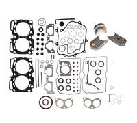 Juego de juntas de motor y kit de rodamientos 2.5L EJ25 H4 GAS DOHC turboalimentado compatible con Legacy Impreza 1996-2014