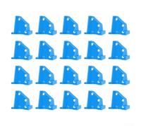 Juego de juntas de piso de doble cabeza 20PCS construidas de plástico resistente a los impactos para 13 pulgadas y 14 pulgadas cumplimiento de brecha de expansión en estándares de suelos (azul)