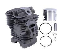 Juego de juntas de pistón cilíndrico de 40 mm, juego de juntas con anillo de pistón, perno de pistón, anillo de seguridad, junta de pie cilíndrico para motosierra Stihl MS 211 MS211 antes de 2013