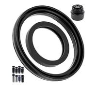 Juego de juntas de repuesto, 1 juego, compatible con EMSA TRAVEL MUG 360 ml Classic, 500 ml Grande, con tapa de rosca confort y modelo predecesor, de silicona alimentaria