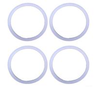 Juego de juntas de repuesto de silicona compatible con botellas de agua de 19/24/32/40 onzas, 4 anillos de sellado de tapa a prueba de fugas para mantener la frescura y las fugas (color original)