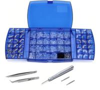 Juego de juntas de tuerca de clip en U, kit de reparación de gafas, almohadilla de nariz de silicona, diferentes modelos para gafas Dhoptical