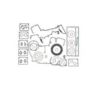 Juego de juntas inferiores de repuestos del motor K19 3801007