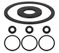 Juego de juntas para bomba de mano tipo 75, juntas tóricas de silicona resistentes compatibles con bomba de mango, kit de 8 piezas con sellos de 10 cm y 1.94 pulgadas