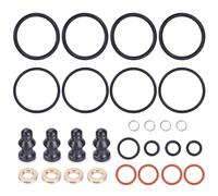Juego de juntas para inyector de inyector, kit de reparación, junta tórica de cobre para inyectores Au-di Diesel, juego de juntas tóricas 038198051C Diesel Junta de inyección O-Ring y anillo de