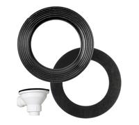 Juego de juntas planas y juntas de perfil, 2 piezas, para grifería de 1 1/2 pulgadas, juego de juntas de goma fregadero de cocina, junta labial de válvula de desagüe desagüe de fregadero