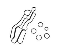 Juego de juntas tóricas de enfriador de aceite LR013149 LR040738 LR061969 for LAND ROVER DISCOVERY 4 RANGE ROVER SPORT 3,0 V6 LR013151 161 162(For LR013149)