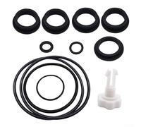 Juego de juntas tóricas de repuesto y válvula de aire para bomba de filtro de arena Intex 25013, kit de piezas de junta de sellado de goma con anillos en forma de L y accesorios de válvula de drenaje