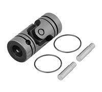 Juego de juntas universales de 12 mm, 40 cr de acero, acoplamiento de eje de dirección universal, eje de acero utilizado en ondas transmisión de movimiento giratorio