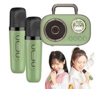 Juego de karaoke para niños, micrófono y altavoz, Altavoz inalámbrico con micrófono, Suministros de audio recargables con batería de larga duración para el comedor en casa, el restaurante, el café