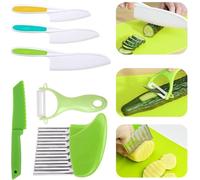 Juego de kit de cocina infantil para cortar y cocinar frutas o verduras para niños pequeños