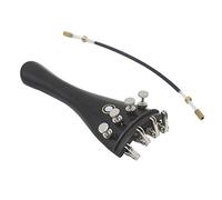 Juego de kits de violín 4/3, cordal de ébano 3 en 1 con afinadores finos de cuerda, adecuados para instrumentos de violín 4/3 4/4