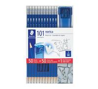 Juego de l pices STAEDTLER Norica con gomas de borrar y sacapuntas (101 unidades)