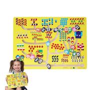 Juego De Laberinto de Colores,Actividad Educativa de Madera para - Laberinto de Bolas Juego de Aprendizaje de Colores - Para Desde 3 Años en Casa Escuela Viaje