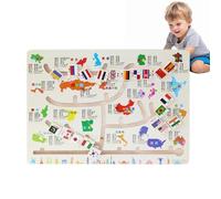 Juego De Laberinto de Colores - Curso Divertido de Madera para Aprendizaje Temprano | Juego Educativo para Contar Números con Perlas | Para Preescolares 3 Años Casa Escuela Viaje