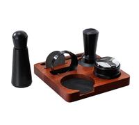 Juego de lámpara de café, Sturdy, Comfortable, 7 piezas antideslizante universal, herramienta de presión distribuida para, café Dosificación embudo y herramienta de nivelación | Multiusos Utilidad