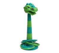 Juego de Lanzamiento de Anillos - Dinosaurios al Aire Libre Jardín Juguete Interactivo para jardín, para niños, Camping, Picnic, Familiar, cumpleaños, Campamento de Vacaciones, Escolar