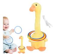 Juego De Lanzamiento De Anillos - Juguete De Pato Electrónico De Carnaval, Juego De Lanzamiento De Anillos Recargable por USB, Lindo De Pato | Juguete Interactivo Divertido De Animales para Fi