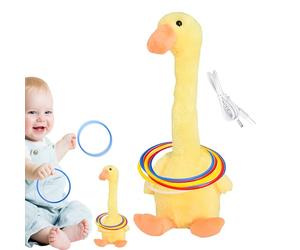 Juego De Lanzamiento De Anillos - Juguete De Pato Electrónico De Carnaval, Juego De Lanzamiento De Anillos Recargable por USB, Lindo De Pato | Juguete Interactivo Divertido De Animales para Fi