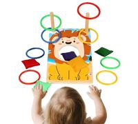 Juego De Lanzamiento De Bolsas para Niños - Juego De Puntería con Aros Y Bolsas Lanzables | Juguete De Madera con Puntuación para Múltiples Jugadores Niños Adolescentes Y Adultos Mayores De