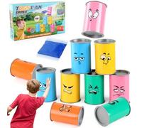 Juego De Lanzamiento De Latas Juego De Bolsas Con Caras Divertidas Y Luces