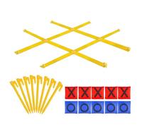 Juego De Lanzamiento De Patio, Juego De Lanzamiento De Bolsa De Frijoles Gigantes, Juguete Interactivo De Fiesta Al Aire Libre | Kit De Juego De Cuadrícula De Nylon Y Bolsa De | 1 Set, para Uso