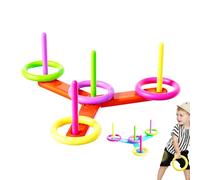 Juego De Lanzamiento De Patio | Juego Des Anillos Dess PE Con Lanzamientos Deportivo: Juegos Des Lanzamiento Anillos Redondos Para Niños, Familias, Adultos, Diversión Entre Padres E Hijos, Juegos Al A