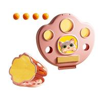 Juego de Lanzamiento de Pelota, Juego de Bolas de Pádel | Juegos de y Toma - Juego de Pádel y Bolas en Forma de Gato, Juguetes Interactivos al Aire Libre Padre-Hijo para Reuniones de