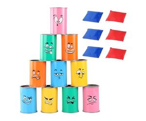 Juego De Lanzamiento De Saco - 10.2x7 Cm, ABS/tela | Las Bolsas De Frijoles - Juegos De Sociedad Para Niños Con Caras Buffas Con LED | Juguete De Entretenimiento Deportivo - P