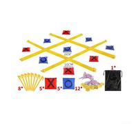 Juego de lanzamiento en el aula para enseñanza interdisciplinaria, apoya las habilidades de pensamiento matemático y los objetivos del plan de estudios de integración sensorial (kit1 amarillo)