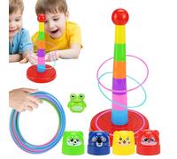 Juego De Lanzamiento | Juguete De Apilamiento Para La Interacción Padre-Hijo - Aros De Lanzamiento Interactivos Y Coloridos - Para Niños, Niñas y Padres, Entrenamiento de Agilidad, Interior con Agua y