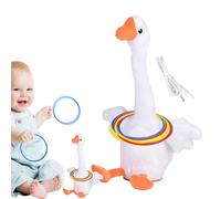 Juego de lanzamiento ' para adultos, juego de lanzamiento ' | Juego electrónico para patos, de pato recargable por USB, de anillos para animales al aire libre pe
